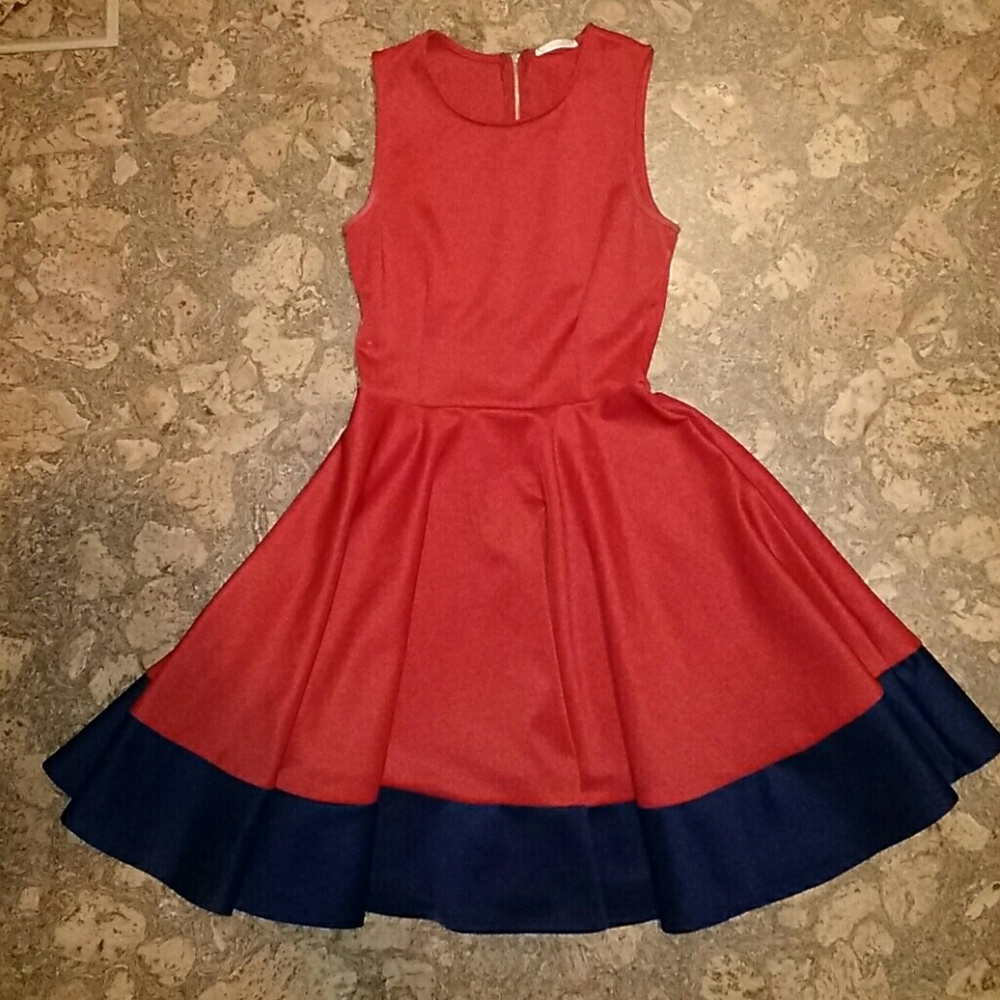 Red Skater Dress